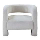 Yitua - Accent Chair - White Teddy Sherpa