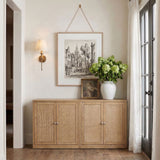 Vero - Solid Wood And Oak Venee Sideboard/Buffet