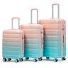 Luggage Set 20" /24" /28" With Combination Lock And Silent Wheels