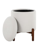 Daniella - Wood Storage Ottoman