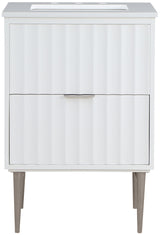 Modernist - Bathroom Vanity With Chrome Legs