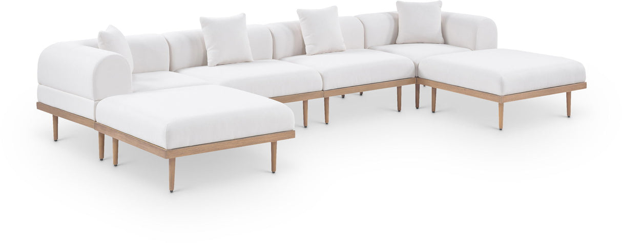 Laguna - 6 Piece 142" Outdoor Patio Modular Sectional