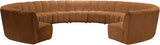 Infinity - 11 Piece Modular Sectional - Saddle
