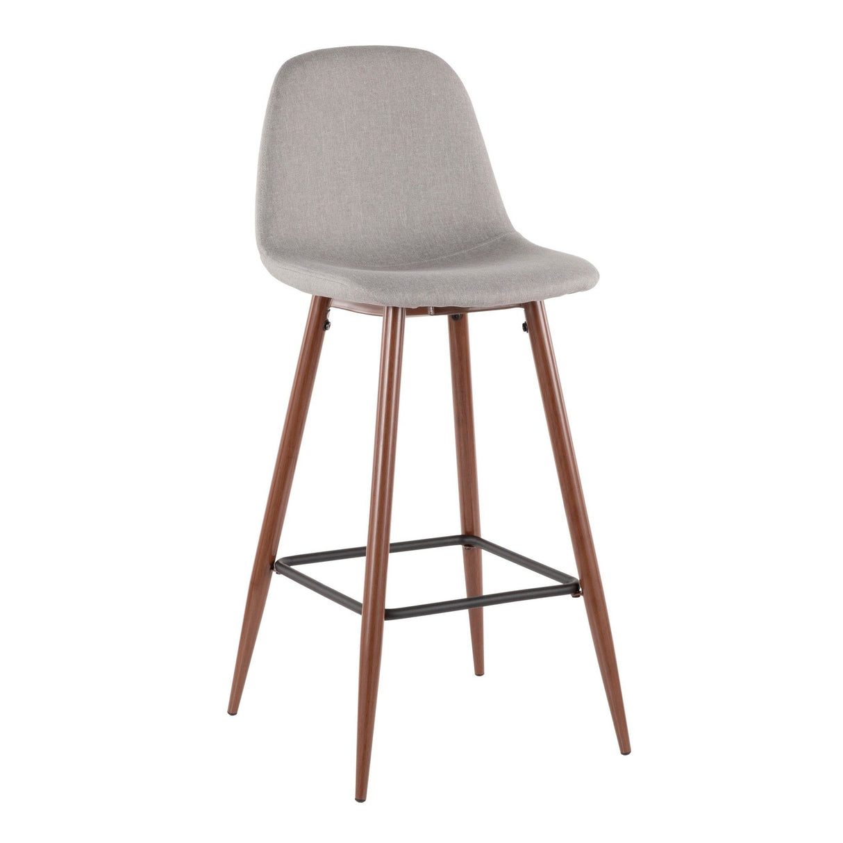 Pebble - 30" Fixed-Height Barstool (Set of 2) - Beige