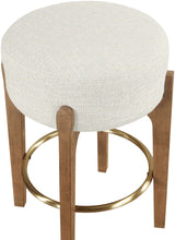Torino - Backless Counter Stool With Brushed Brown Base (Set of 2)