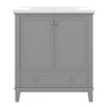 Modern Bathroom Vanity With Sink Combo, Doors And Drawer