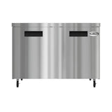 48 in. Two Door Commercial Undercounter Refrigerator in Stainless-Steel 11 cu. ft. (KM-UCR-2DSS)