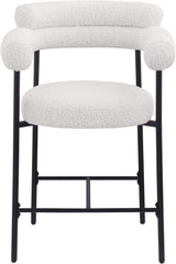 Blake - Counter Stool With Black Base (Set of 2)