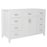 Bathroom Vanity Cabinet Only With 2 Soft Close Doors And 8 Drawers