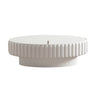 Fluted Storage Table With Lift Off Lid