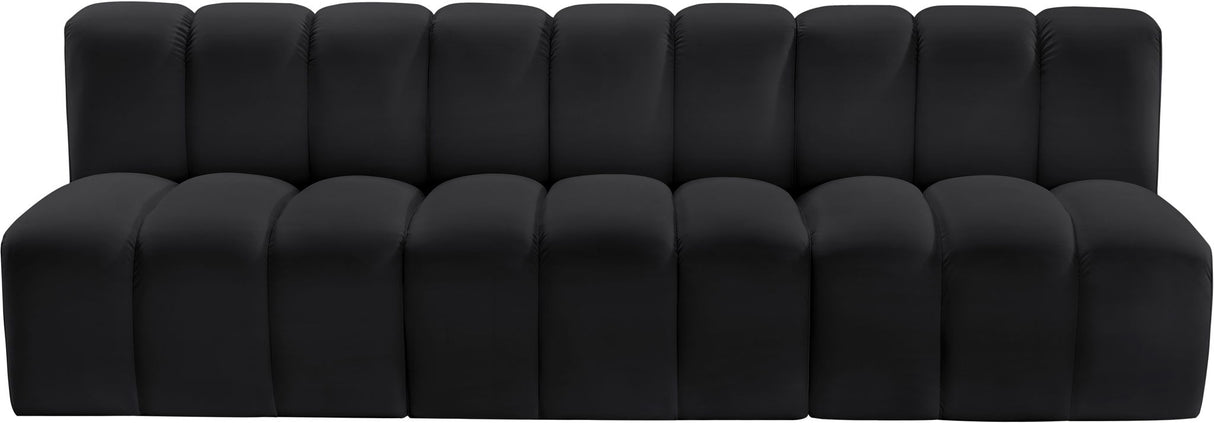 Arc - Faux Leather 3 Seats Modular Sofa