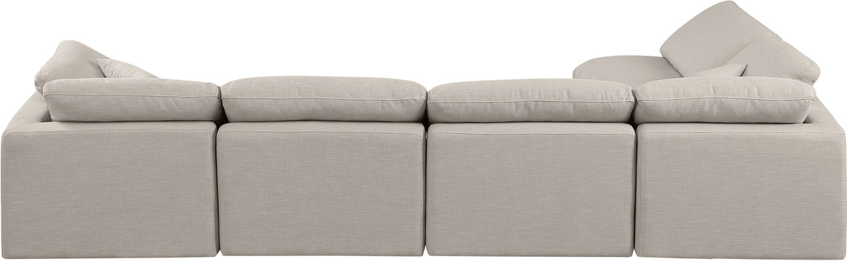 Indulge - Linen 5 Piece Modular Sectional