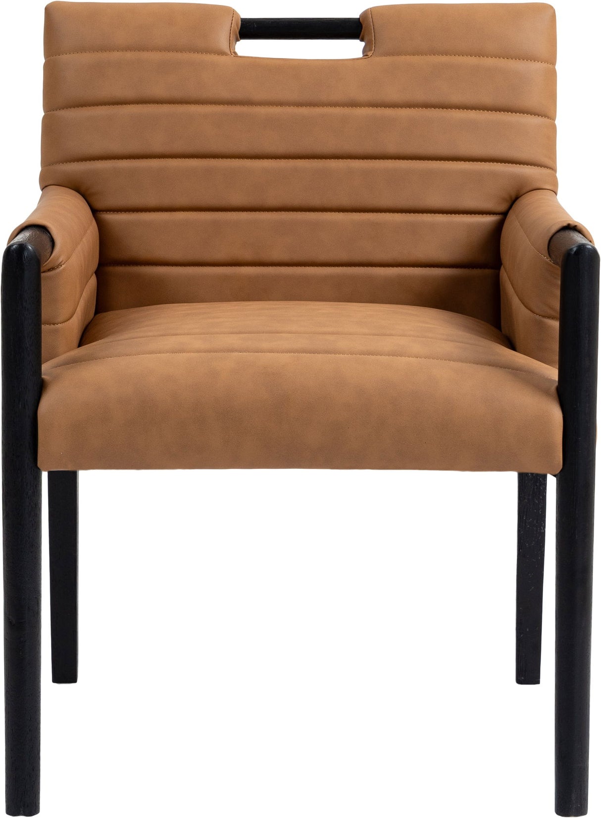 Aimee - Dining Arm Chair - Black Legs