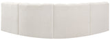Arc - Boucle Fabric 4 Piece Corner Modular Sofa