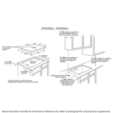 GE JP3030SWSS installation diagram