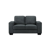 Yvonne - Fabric Loveseat With Track Arms