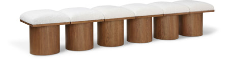 Pavilion - 6 Piece Modular Bench With Brown Base