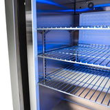 Mont Alpi Beverage Center W/ 90 Degree Corner & Fridge Cabinet - Black Stainless Steel - MA-BEVBSS90FC