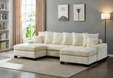 5 Seater Oversized Convertible L & U Shaped Couch