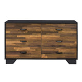 Eos - Dresser - Walnut & Black