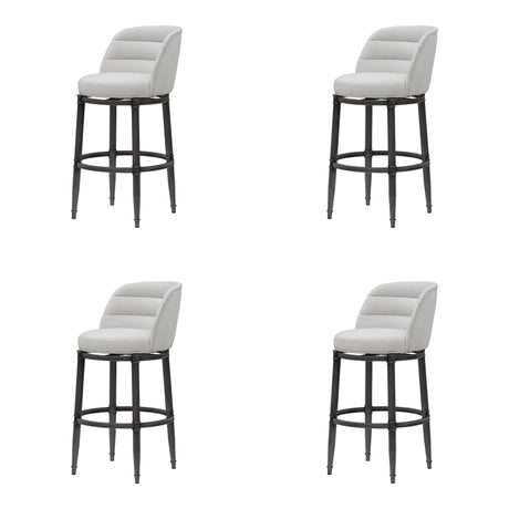 Eunice - Faux Leather Upholstered Swivel Barstool