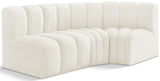 Arc - Velvet 3 Piece Sofa