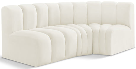 Arc - Velvet 3 Piece Sofa