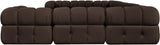 Orin - Velvet Performance Fabric Upholstered 9 Piece Sectional
