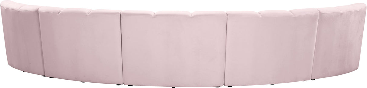 Infinity - 5 Piece Velvet Modular Sectional