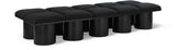 Pavilion - 10 Piece Modular Bench With Black Base