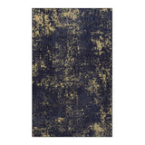 Maval - 8' X 10' Washable Area Rug - Black / Gold