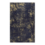 Maval - 8' X 10' Washable Area Rug - Black / Gold