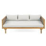 Claremont - 3 Seater Daybed Teak Acacia Wood Water Resistant Cushions