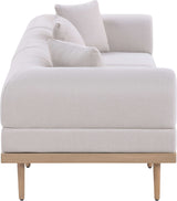 Laguna - 3 Piece Resilient Water Resistant Fabric 106.5" Upholstered Outdoor Patio Modular Sofa