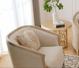HD-7005 - Chair - Beige / Gold