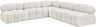 Ames - 5 Piece Fabric Modular Corner Sectional