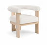 Arienzo - Performance Fabric Upholstered Accent Chair - Natural Base