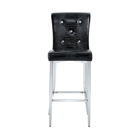 Bar Chairs & Crystal Clasp Design (Set of 2)