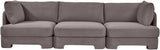 Hammond - Velvet Performance Fabric Upholstered 3 Piece Sofa