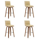 Vienna - 26" Swivel Counter Stool - Walnut Wood