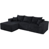 Modular Sectional Sofa, Convertible Couch With Chaise Corduroy