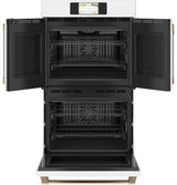 Caf(eback)(TM) Professional Series 30" Smart Built-In Convection French-Door Double Wall Oven - (CTD90FP4NW2)