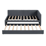 Upholstered Daybed, Sofa Bed Frame, No Box Spring Needed