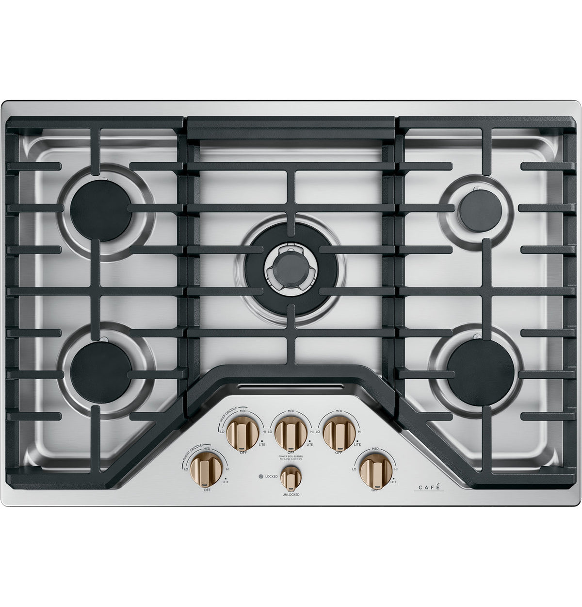 Café CGP95303MS2 30 inch gas cooktop product image 1