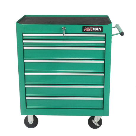 Multifunctional Tool Cart With Wheels And Drawers