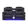 Challenger - LED Power Recliner Loveseat