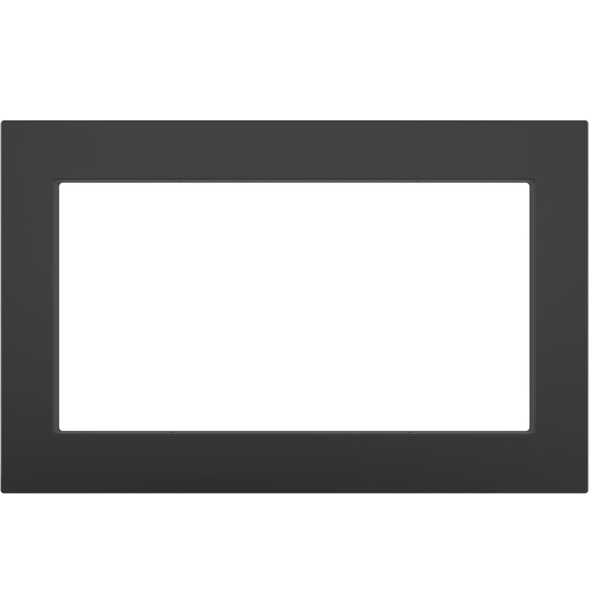 GE Profile JX7230DLBB 30 Inch Built-In Trim Kit Black front view