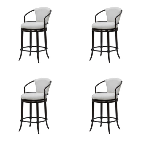 Otis - Upholstered Swivel Counter Height Barstool
