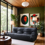 Relax - Vegan Leather 77.75" Upholstered Sofa