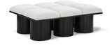 Pavilion - 6 Piece Modular Bench With Black Base